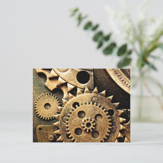 Carte Postale Horloge (Debout devant)