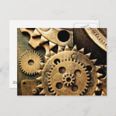 Carte Postale Horloge (Devant / Derrière)