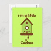 Carte Postale Horloge à coucou Tabu Japon (Devant / Derrière)