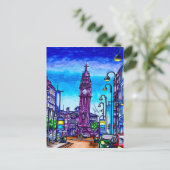 Carte Postale Horloge Albert penchée de Belfast (Debout devant)