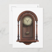 Carte postale Horloge antique (Devant / Derrière)