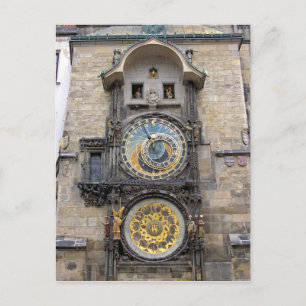 Carte Postale Horloge astronomique ou Prague Orloj