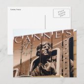 Carte Postale horloge cannes (Devant / Derrière)