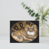 Carte postale "Horloge Cheshire" (Debout devant)
