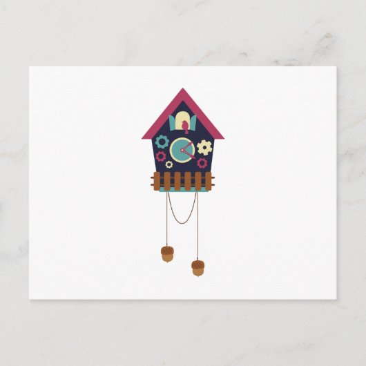 Carte Postale Horloge Cuockoo (Devant)