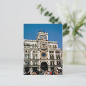 Carte Postale Horloge dans le Carré de Saint Marc, Venise (Debout devant)