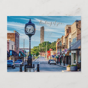 Carte Postale Horloge Dans Le Centre-Ville Cape Girardeau Penser
