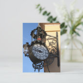 Carte Postale Horloge de lampe (Debout devant)