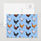 Carte Postale Horloge Des Coqs (Devant / Derrière)