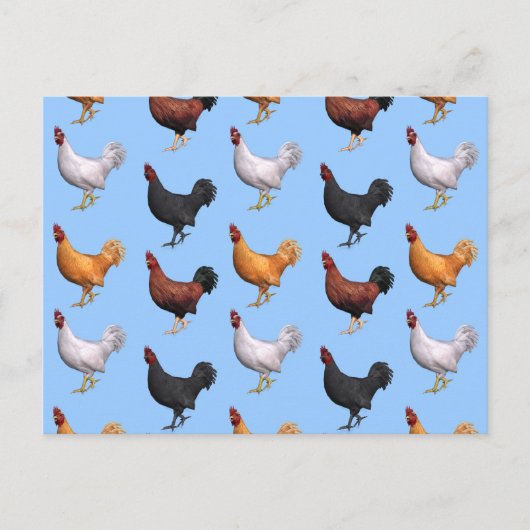 Carte Postale Horloge Des Coqs (Devant)