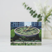 Carte Postale Horloge des Fleurs, Alexandrie, Egypte flowe (Debout devant)