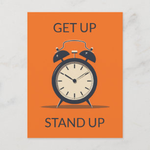 Carte Postale Horloge du bureau