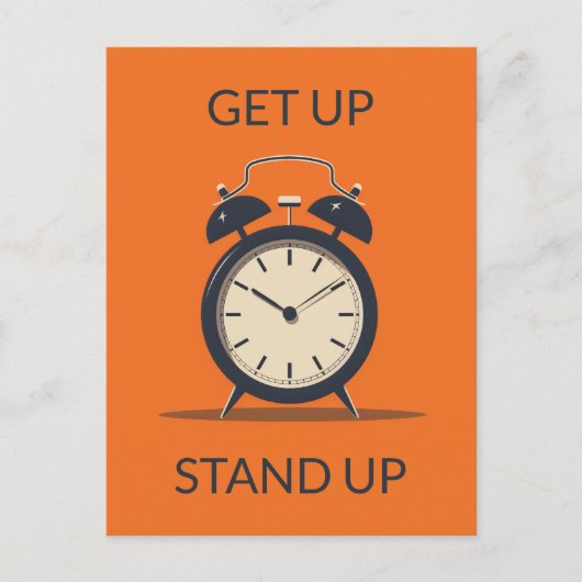 Carte Postale Horloge du bureau (Devant)