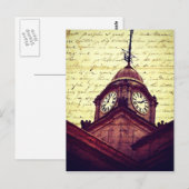 Carte Postale Horloge du tribunal (Devant / Derrière)