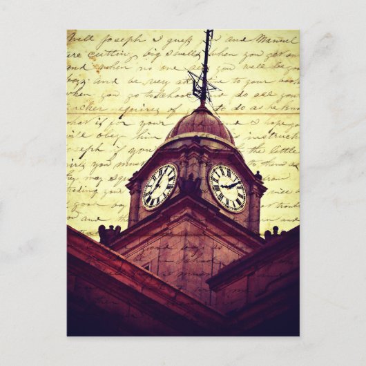 Carte Postale Horloge du tribunal (Devant)