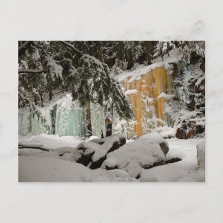 Carte Postale Horloge et débit de glace, Smart’s Brook, Thornton
