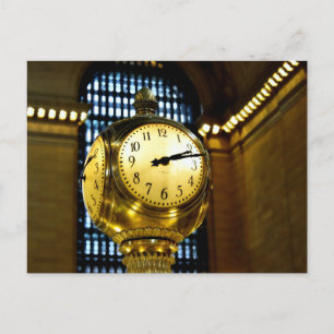 Carte Postale Horloge Grand Central