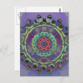 Carte Postale horloge mutant (Devant / Derrière)