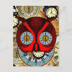Carte postale Horloge temps