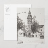 Carte Postale Horloge Tour Hay sur Wye 2007 (Devant / Derrière)