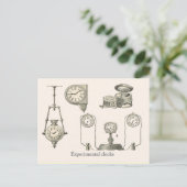 Carte Postale Horloges expérimentales (Debout devant)