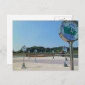 Carte Postale Horloges Mondiales, Corée (Devant / Derrière)