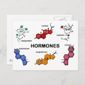 Carte Postale Hormones (Devant / Derrière)