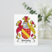 Carte Postale Hornsby Family Crest (Debout devant)