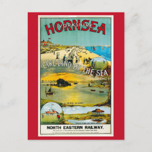 Carte Postale Hornsea, Yorkshire, Angleterre, Voyage en train