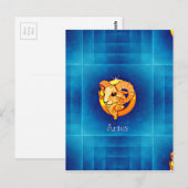 Carte Postale horoscope bélier (Devant / Derrière)