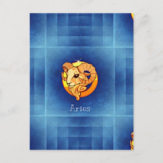 Carte Postale horoscope bélier (Devant)