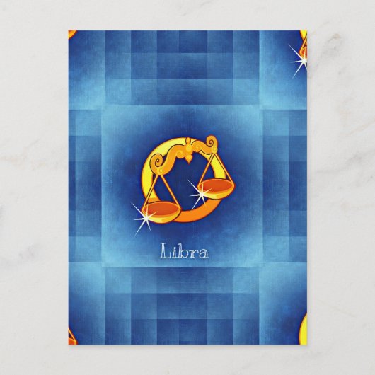 Carte Postale horoscope de libra (Devant)