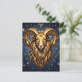 Carte Postale Horoscope Sign Aries | Keeping in Touch (Debout devant)