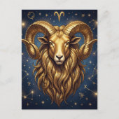 Carte Postale Horoscope Sign Aries | Keeping in Touch (Devant)