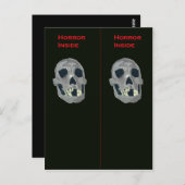 Carte Postale Horreur dans le Signet (Devant / Derrière)