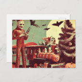 Carte Postale Horreur de Noël Halloween (Devant / Derrière)