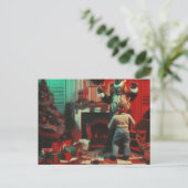 Carte Postale Horreur de Noël Rétro (Debout devant)