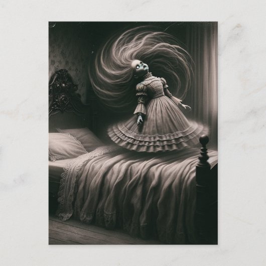 Carte Postale Horreur de poupée déplaisante (Devant)