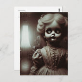 Carte Postale Horreur de poupée déplaisante (Devant / Derrière)
