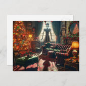 Carte Postale Horreur Déplaisante de Noël rétro (Devant / Derrière)