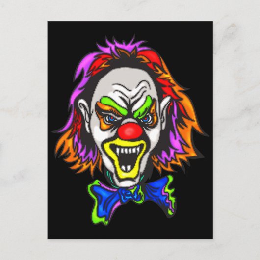 Carte Postale Horrid Evil Clown (Devant)
