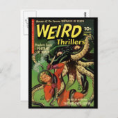 Carte Postale Horror Comic : Frissons bizarres 4 (Devant / Derrière)