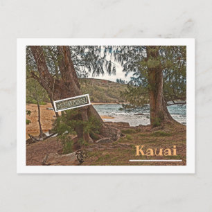 CARTE POSTALE "HORS DU CHEMIN DE BAIN PLAGE DE MOLOAA"