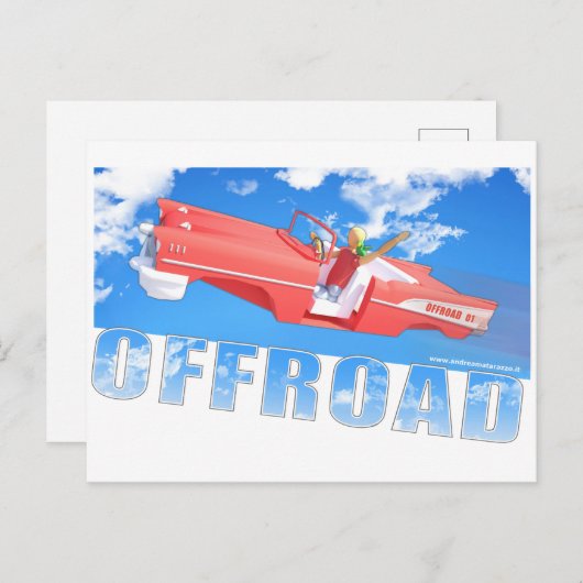 Carte Postale Hors route - 01 (Devant / Derrière)