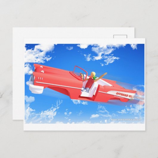 Carte Postale Hors route 01 (Devant / Derrière)