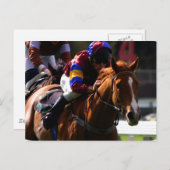 Carte postale Horse Racing (Devant / Derrière)