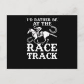 Carte Postale Horse Racing Cheval Plutôt Course Hippodrome (Devant)