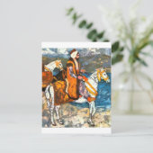 Carte Postale Horseman arabe (Debout devant)