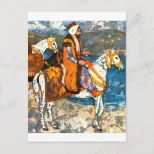 Carte Postale Horseman arabe