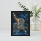 Carte Postale Horseman sans tête avec crâne (Debout devant)